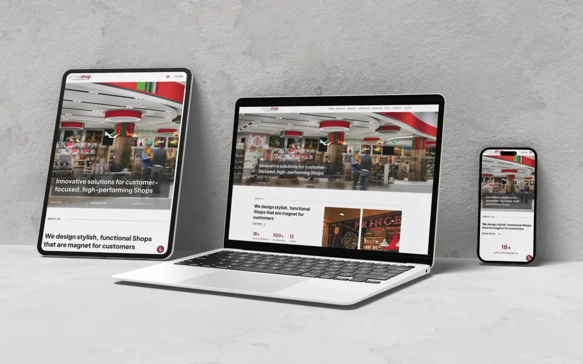 AMA Shop — Üzletberendezés és belsőépítészet